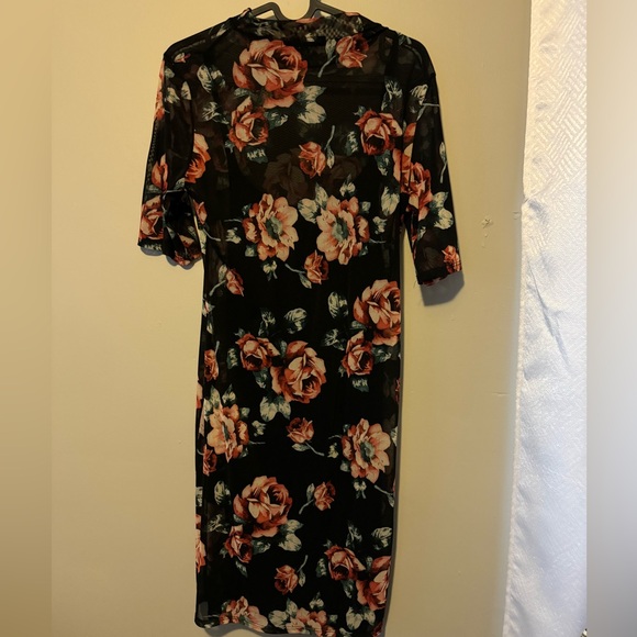 Potters Pot - Floral Sheer Dress (S) - Picture 3 of 3